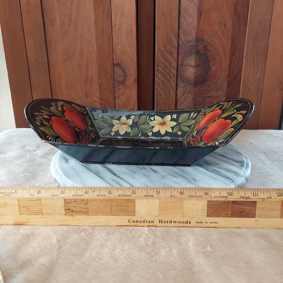 Painted Metal Tole Tray - Picture 8 of 10